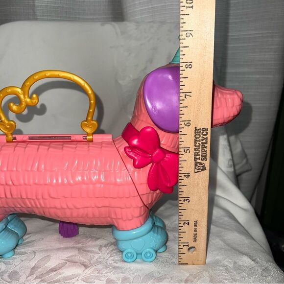 Polly Pocket Puppy Party Playset Carrying Case ONLY No Accessories Dachshund - Picture 7 of 9
